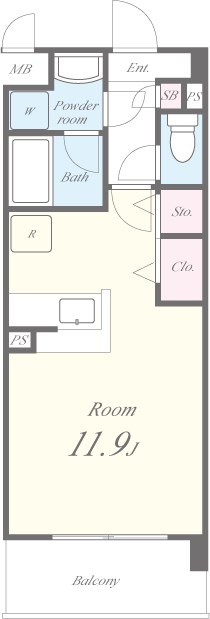 りんくうアドミラブル 間取り図