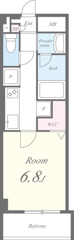ラフィネ旗の台 間取り図