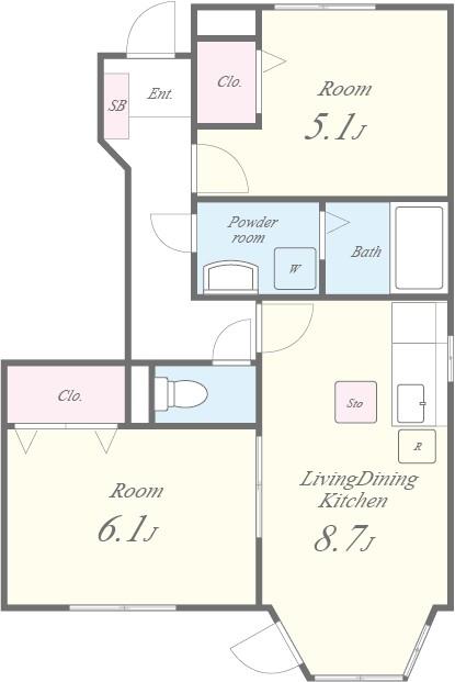サニーパーク 間取り図