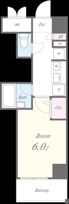 グランディールY.S. 間取り図
