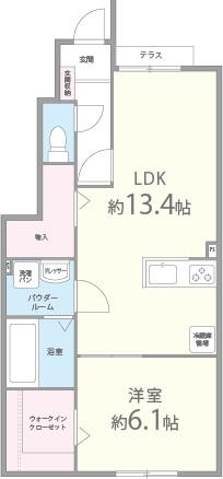 サンシャイン 101号室 間取り