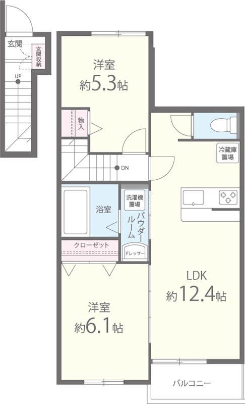 サンロード新和Ⅲ 間取り図