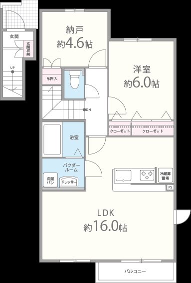 パストラーレシャルム 間取り図