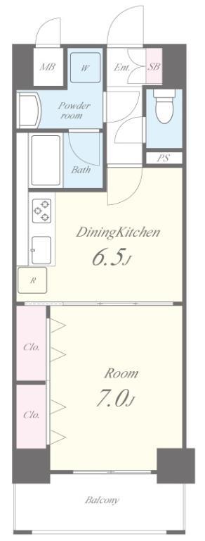 プラシード新町 間取り図