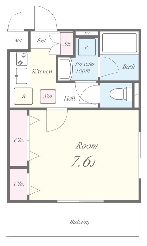 NOBLE HEIM todakoen 間取り図