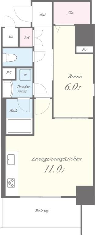 プティフルール 間取り図