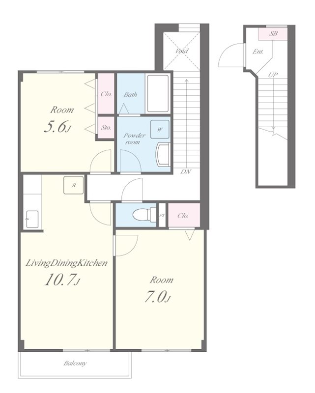 Sun Silk（サンシルク） 間取り図