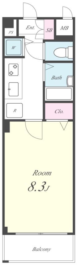 アジュールI 間取り図