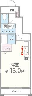 コゥジィーコート 間取り図
