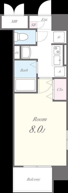 ドミトリーハウス茅ヶ崎 間取り図