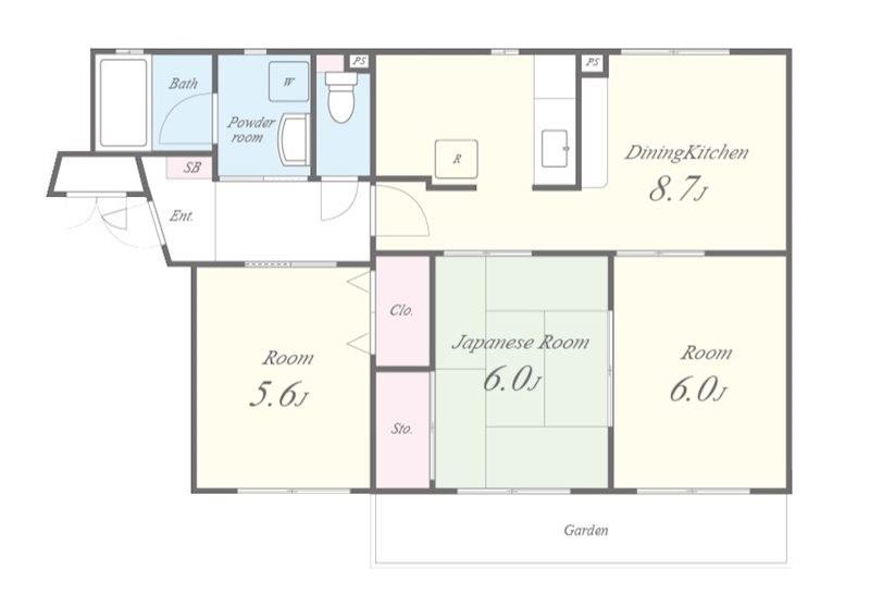 ジュネスト1番館 間取り図