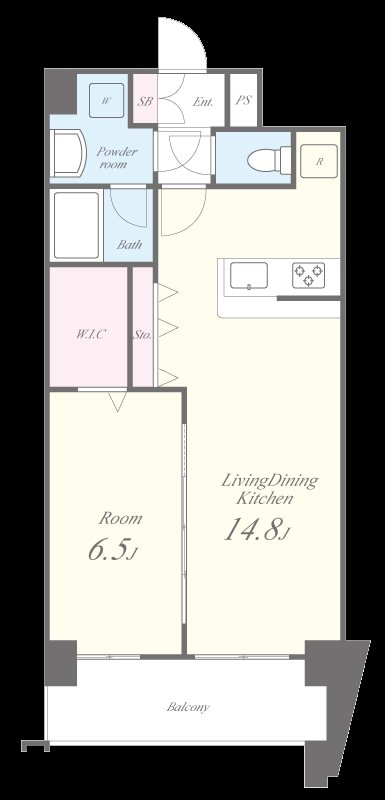 ベレッツァ文京 間取り図