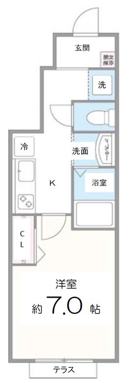 エクレール琴浦通り 間取り図