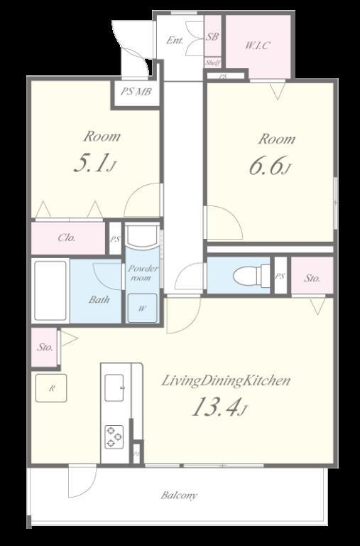コンフォート結 間取り図