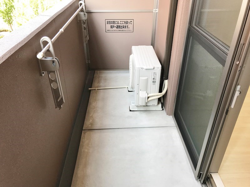 セレブレイト葵 ベランダ