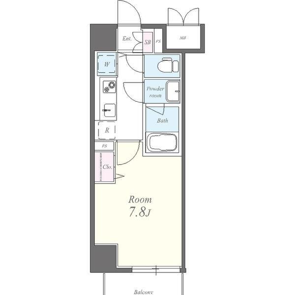 ロイヤルピジョン ライズ 間取り図