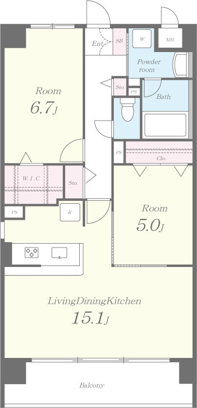 メゾングロリア 間取り図