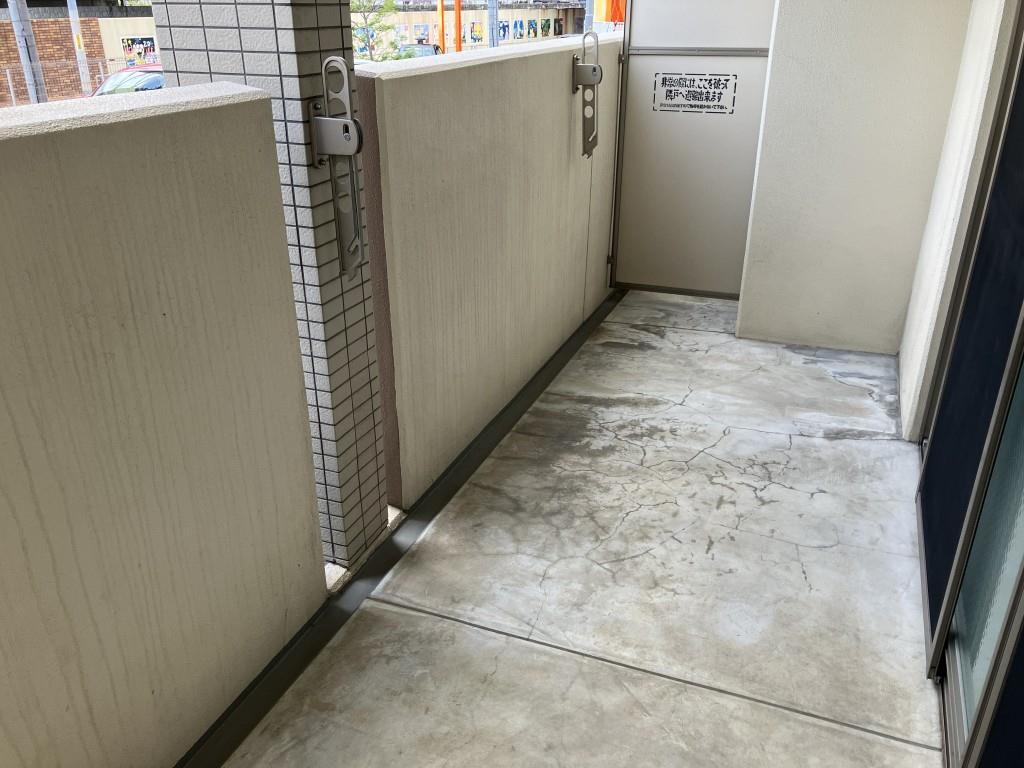 ドゥージエム京橋 ベランダ