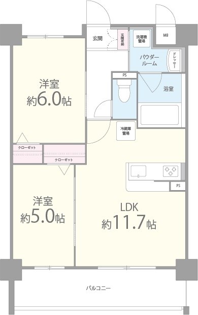 グラティ 間取り図