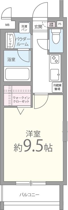 アルバ立花 間取り図