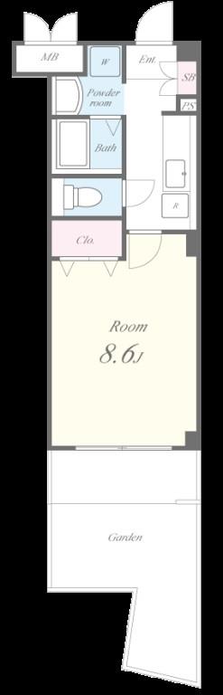 イースト・ワン 間取り図