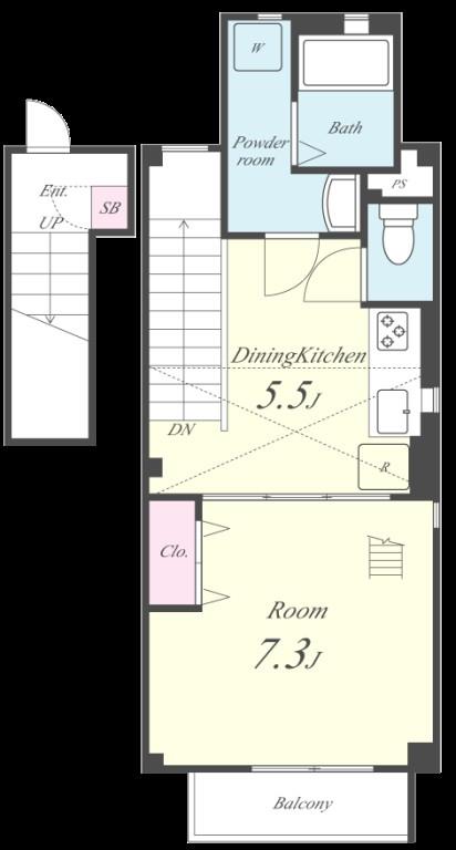 エバーパティオHA 間取り図