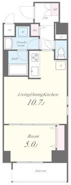ボナール白山 間取り図