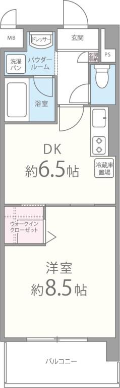 エスペーロ神田 間取り図