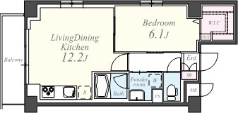 COCORAS　MOTOYOYOGI 間取り図