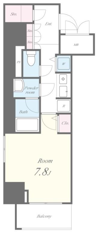 セイワパレス丸の内駅前 間取り図