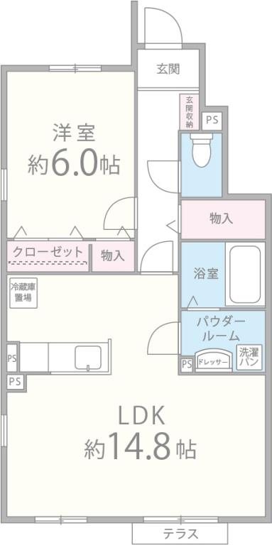 ラフィネシャトー 間取り図