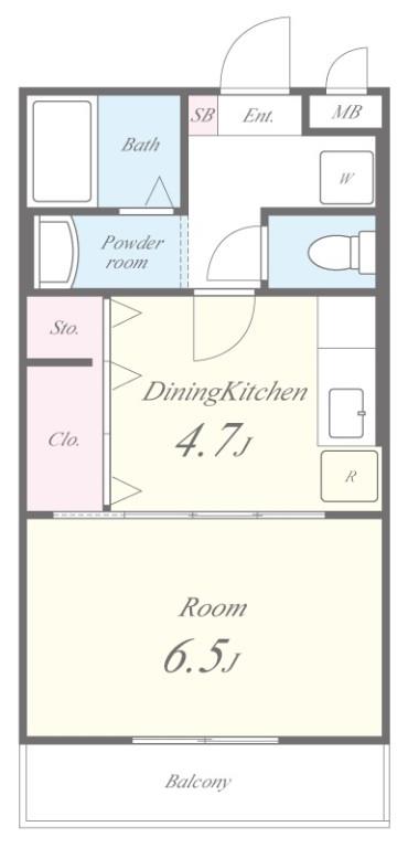 サンオーシャン 間取り図