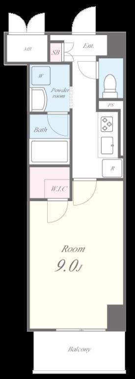 サランコート 間取り図