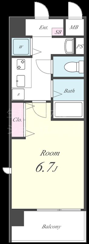 クレベール 間取り図