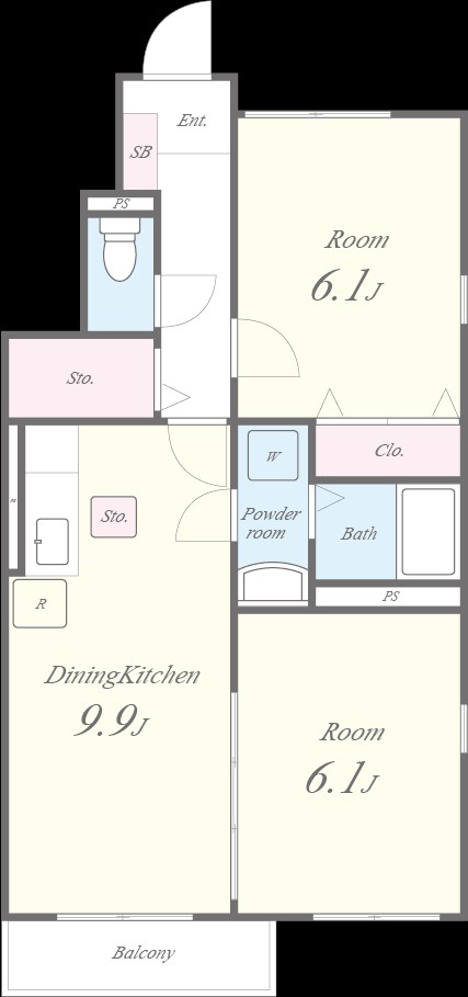 サン リマーレ 間取り図