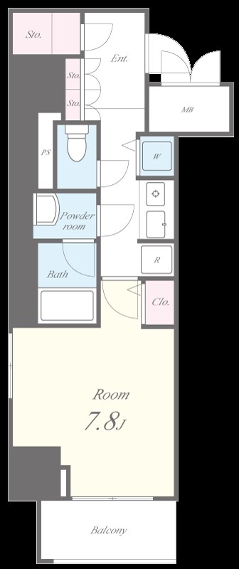 セイワパレス丸の内駅前 間取り図
