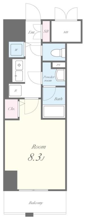 セイワパレス丸の内駅前 間取り図