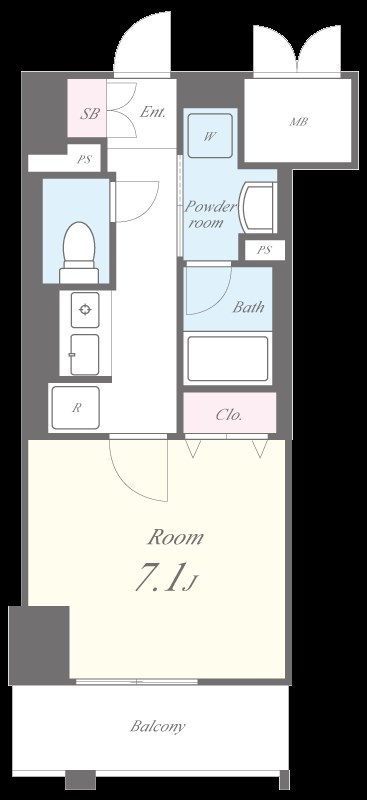 セイワパレス丸の内駅前 間取り図