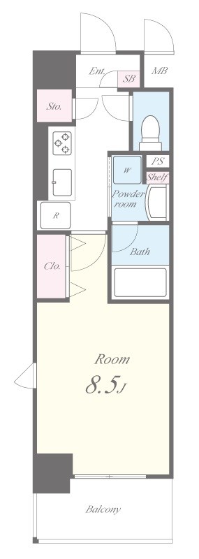 ｼｭﾛｽ ﾌｫﾝ ｱｲﾝ 間取り図