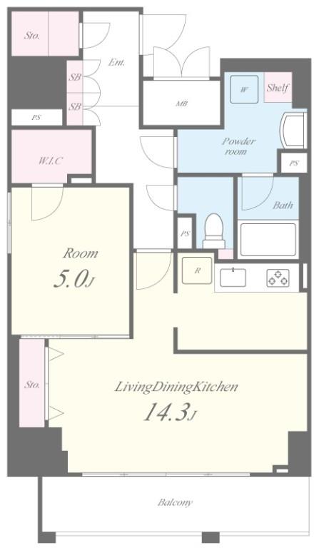 セイワパレス丸の内駅前 間取り図