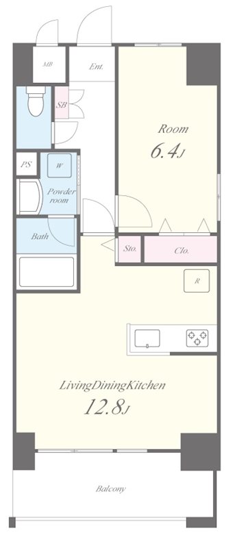 ウェルデンス八王子 間取り図