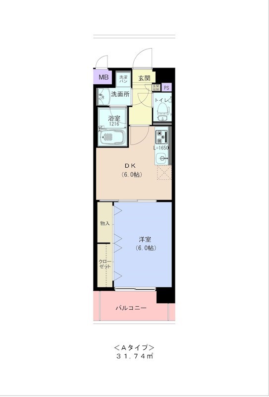 ベルデアスル 間取り図