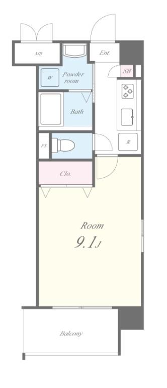 ビンシスターレット 間取り図