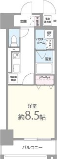 リラシオ西明石駅前 間取り図