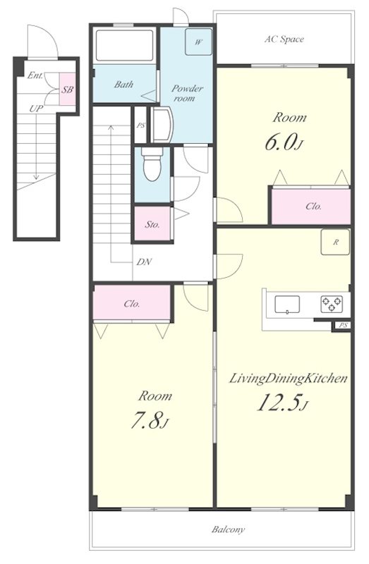 アーベントA 間取り図