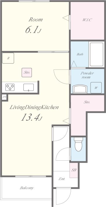ティラミス河原 間取り図