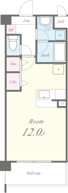 フランディルりんくう 間取り図