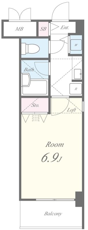 フォワイエセレストⅡ 間取り図