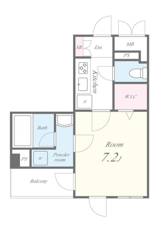 コスモス江古田 間取り図