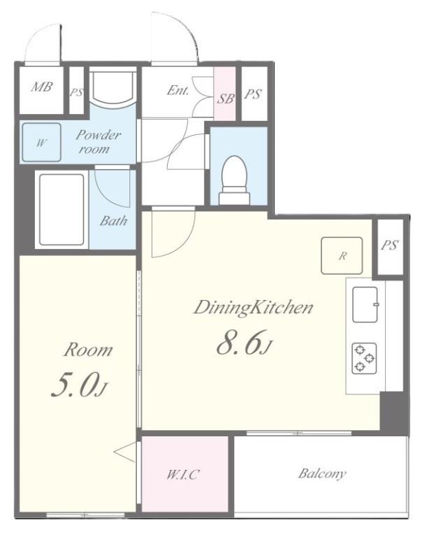 コスモス江古田 間取り図